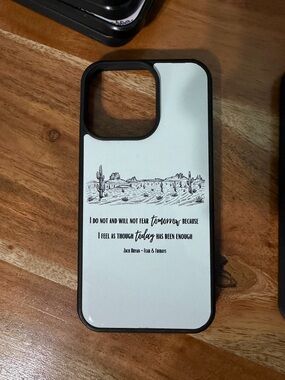 Zach Bryan quote iPhone 13 Pro case